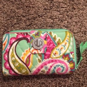 vera bradley wrist wallet
